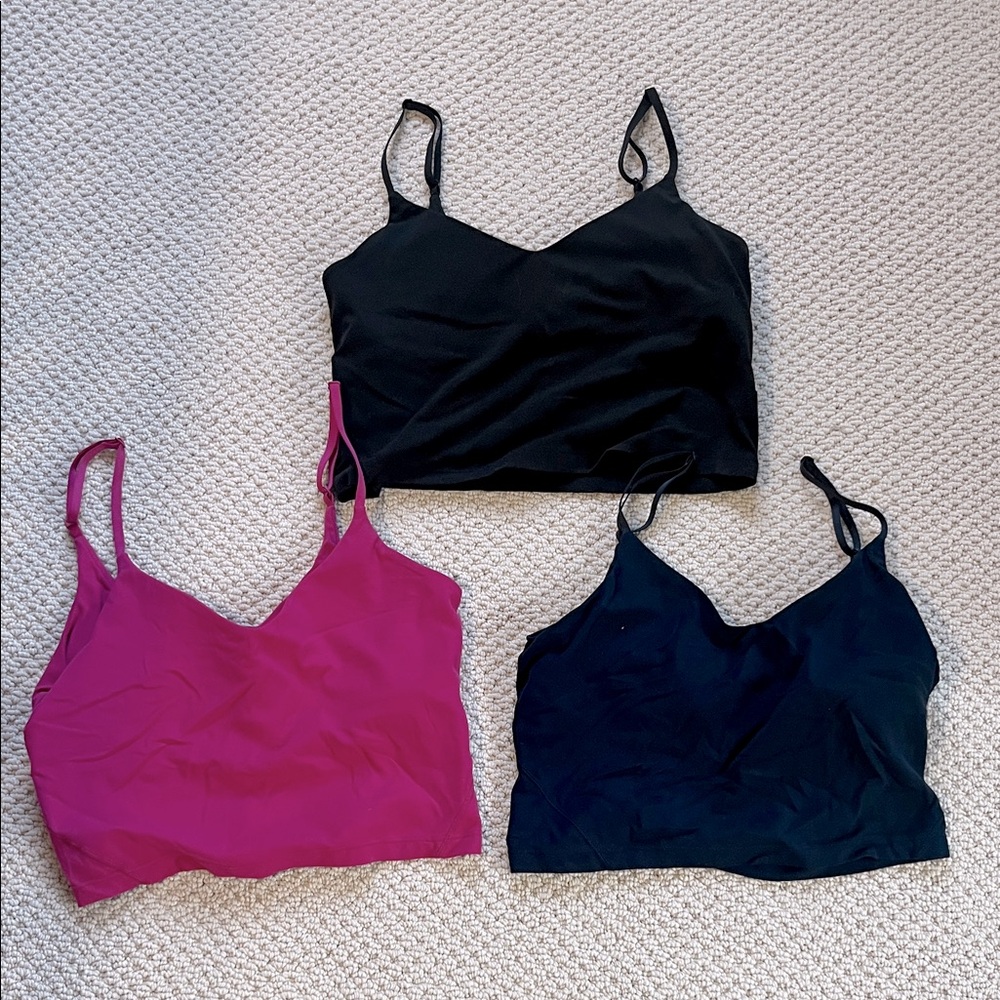 Lululemon Cropped Cami Sports Bras